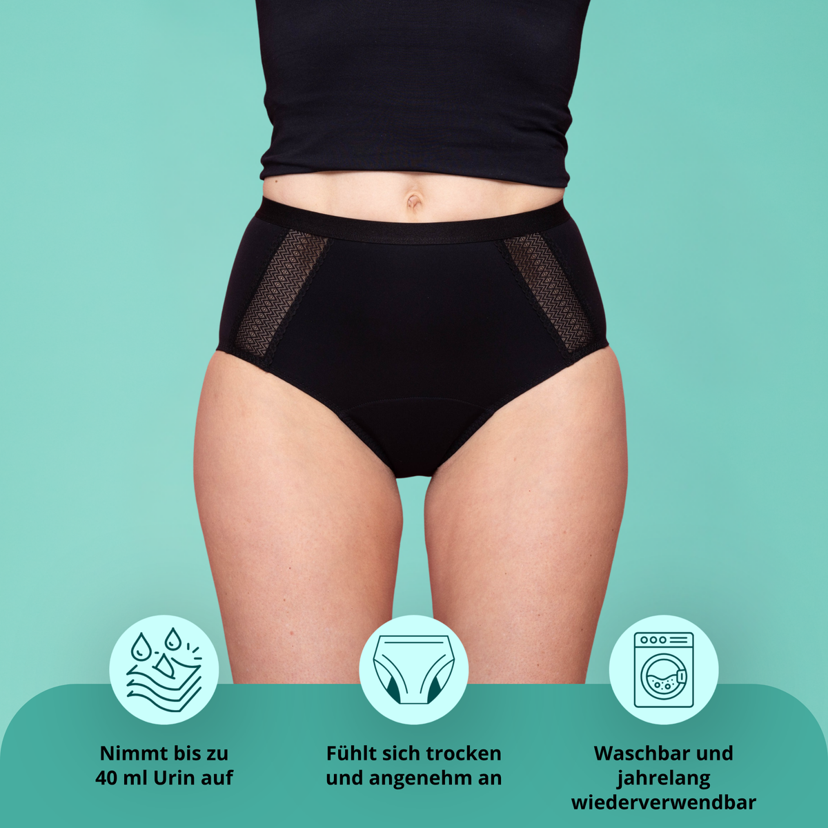 Romee – Normale Saugstärke, hohe Taille
