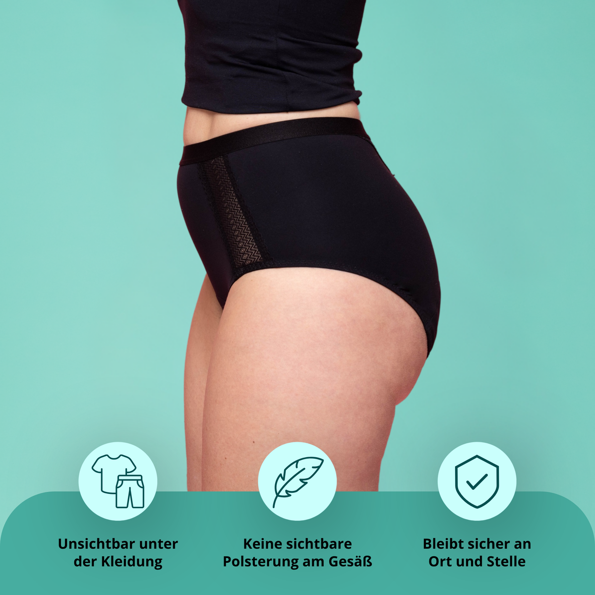 Romee – Normale Saugstärke, hohe Taille